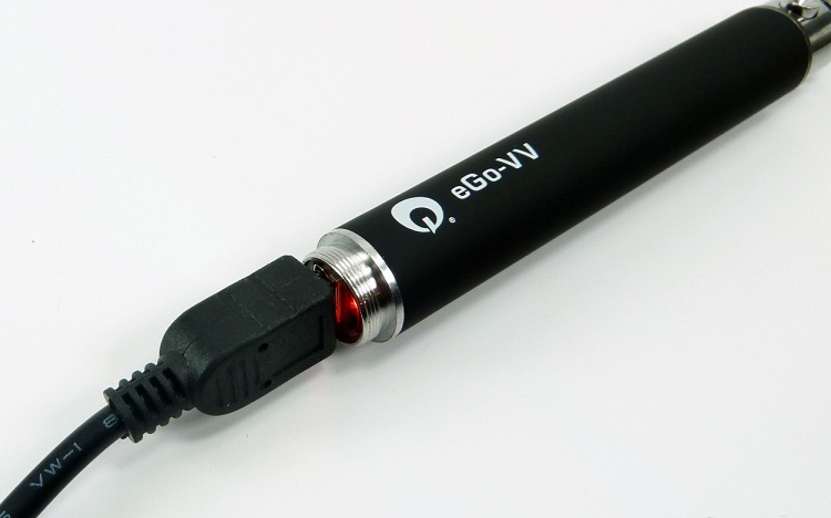 KIT - Janty eGo C VV 900mAh with Kuwako E-Pipe Extension (Single Kit -  Variable Voltage - Black)