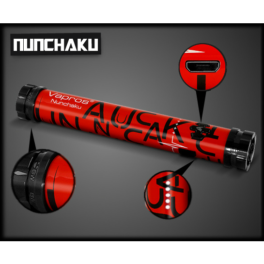 KIT - VISION / VAPROS Nunchaku & V-Spot Full Kit ( Black ) KIT - VISION / VAPROS Nunchaku & V-Spot Full Kit ( Black )