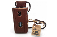 VAPING ACCESSORIES - Argo iStick 50W Leather Carry Case with Lanyard ( Brown ) image 1