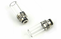 VAPING ACCESSORIES - 510 Pyrex Drip Tip ( Stainless Steel ) image 1
