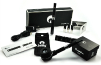 KIT - Janty eGo C VV 900mAh with Kuwako E-Pipe Extension (Double Kit - Variable Voltage - Black) image 1