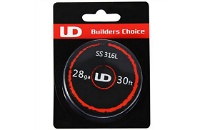 VAPING ACCESSORIES - UD SS 316L 28 Gauge Wire ( 30ft / 9.15m ) image 1