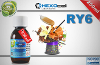 250ml RY6 18mg eLiquid (With Nicotine, Strong) - Natura eLiquid by HEXOcell image 1