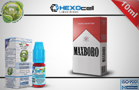 10ml MAXBORO 18mg eLiquid (With Nicotine, Strong) - Natura eLiquid by HEXOcell image 1