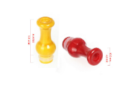 VAPING ACCESSORIES - 510 Ceramic Drip Tip ( Red ) image 2