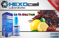 30ml SA-TI-SFACTION 3mg 80% VG eLiquid (With Nicotine, Very Low) - eLiquid by HEXOcell image 1