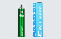 BATTERY - DELIRIUM CELL 2200mA eGo/eVod Top Quality ( Green ) image 1
