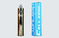 BATTERY - DELIRIUM CELL 2200mA eGo/eVod Top Quality ( Gun Metal ) image 1