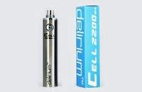BATTERY - DELIRIUM CELL 2200mA eGo/eVod Top Quality ( Stainless ) image 1