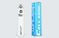BATTERY - DELIRIUM CELL 2200mA eGo/eVod Top Quality ( White ) image 1