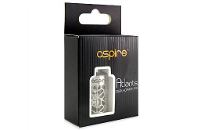 ATOMIZER - ASPIRE Atlantis Assy Hollow Core Caged Glass Tank ( Steel Cage ) image 1
