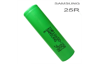 BATTERY - SAMSUNG INR 25R 18650 2600mAh Rechargeable Flat Top Battery image 1