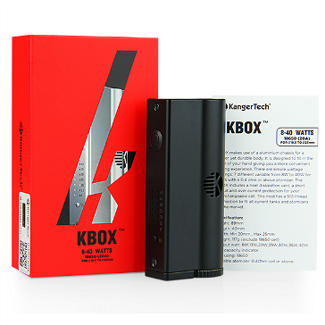 KIT - Kanger KBox 40W Sub Ohm 18650 ( Black )