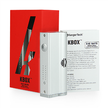 KIT - Kanger KBox 40W Sub Ohm 18650 ( Stainless )