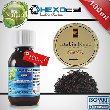 100ml LATAKIA 18mg eLiquid (With Nicotine, Strong) - Natura eLiquid by HEXOcell