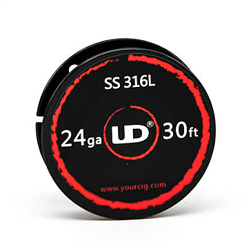VAPING ACCESSORIES - UD SS 316L 24 Gauge Wire ( 30ft / 9.15m )