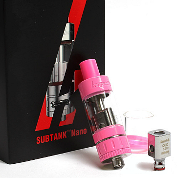 ATOMIZER - KANGER Subtank Nano Sub Ohm Clearomizer ( Pink )