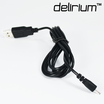 CHARGER - Long USB Cable with Nokia Jack for delirium 69 & Other Passthrough Batteries Compatible with Nokia Jacks