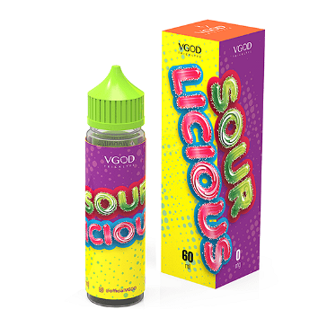 60ml SOURLICIOUS 3mg High VG eLiquid (With Nicotine, Very Low) - eLiquid by VGOD