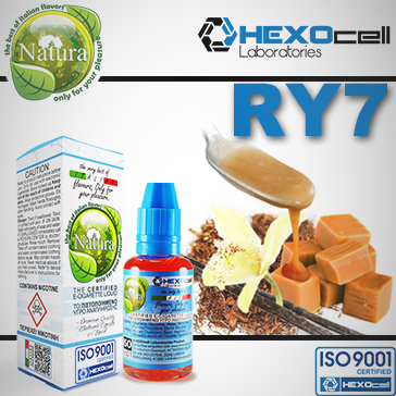 30ml RY7 9mg eLiquid (With Nicotine, Medium) - Natura eLiquid by HEXOcell