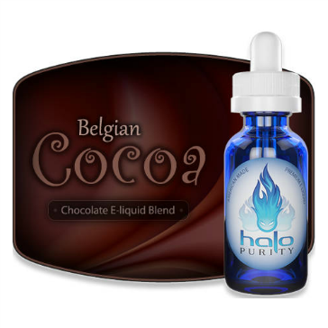 30ml BELGIAN COCOA 6mg eLiquid (With Nicotine, Low) - eLiquid by Halo