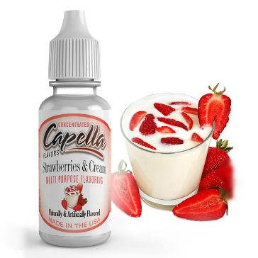 D.I.Y. - 13ml STRAWBERRIES & CREAM eLiquid Flavor by Capella