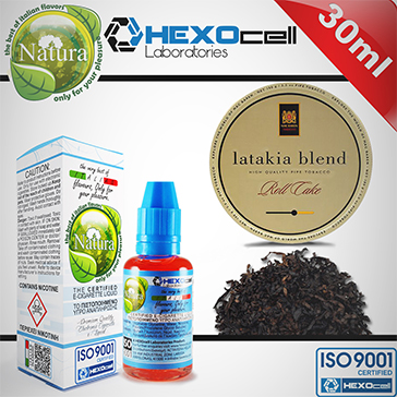 30ml LATAKIA 6mg eLiquid (With Nicotine, Low) - Natura eLiquid by HEXOcell