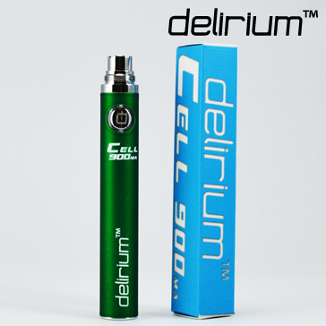 BATTERY - DELIRIUM CELL 900mA eGo/eVod Top Quality ( Green )