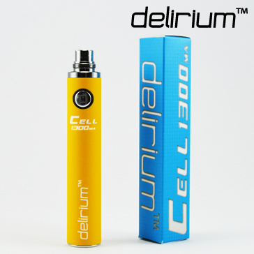 BATTERY - DELIRIUM CELL 1300mA eGo/eVod Top Quality ( Yellow )