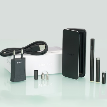 KIT - JOYETECH eRoll-C Automatic / No Button Electronic Cigarette ( Black ) - 100% Authentic