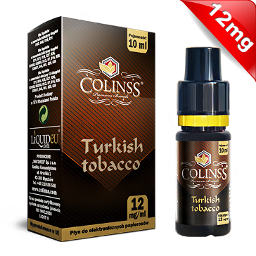 10ml TURKISH TOBACCO 12mg eLiquid (With Nicotine, Medium) - eLiquid by Colins's