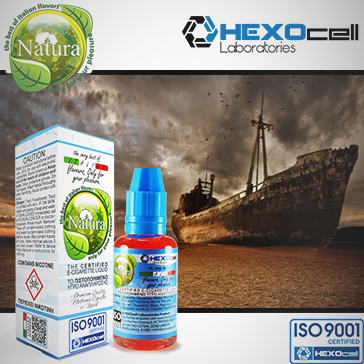 30ml DESERT SHIP 9mg eLiquid (With Nicotine, Medium) - Natura eLiquid by HEXOcell